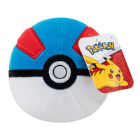 Pokemon Plush Pokeball Assortment 5" (6 in the Assortment)