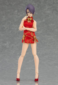 Figma Styles Figma Female Body (Mika) with Mini Skirt Chinese Dress Outfit