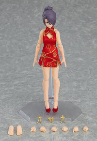 Figma Styles Figma Female Body (Mika) with Mini Skirt Chinese Dress Outfit