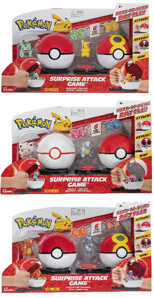 Pokemon Surprise Attack Pokeball Battle Game