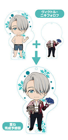 Yuri!!! On Ice Nendoroid Plus Dress Up Acrylic Key Ring: Yuri!!! On Ice (Viktor Nikiforov)