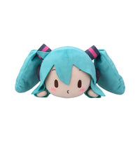 Hatsune Miku: fuwa petit NESOBERI (Lay-Down) M Plush Hatsune Miku - A [closed mouth] (SEGA)