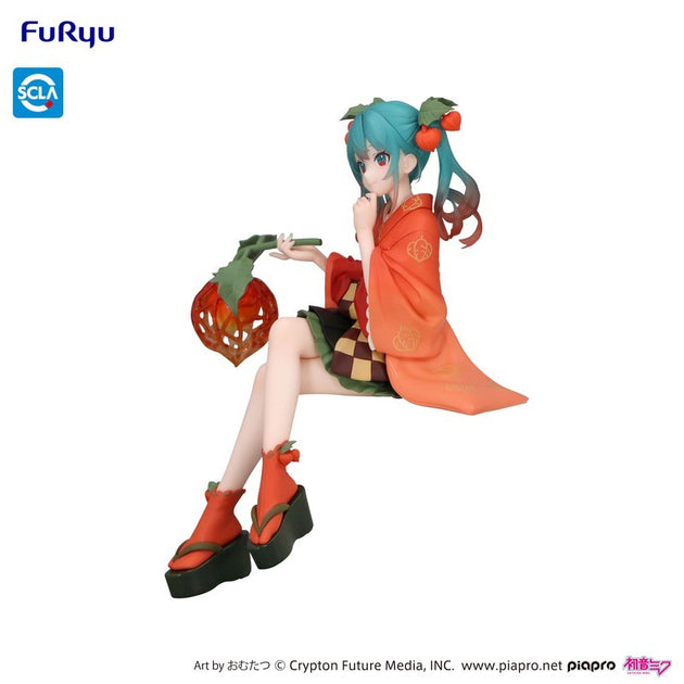 Character Vocal Series 01: Hatsune Miku: (Noodle Stopper) Sitting Figure -Flower Fairy Winter Cherry- (FURYU)
