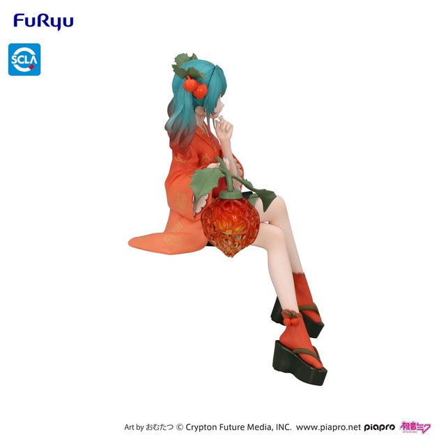 Character Vocal Series 01: Hatsune Miku: (Noodle Stopper) Sitting Figure -Flower Fairy Winter Cherry- (FURYU)