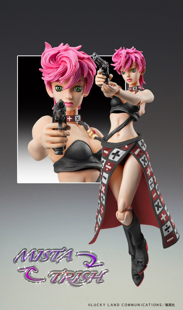 JoJo's Bizarre Adventure: Golden Wind: Super Action Statue Trish Una Ver.BLACK (MEDICOS ENTERTAINMENT)