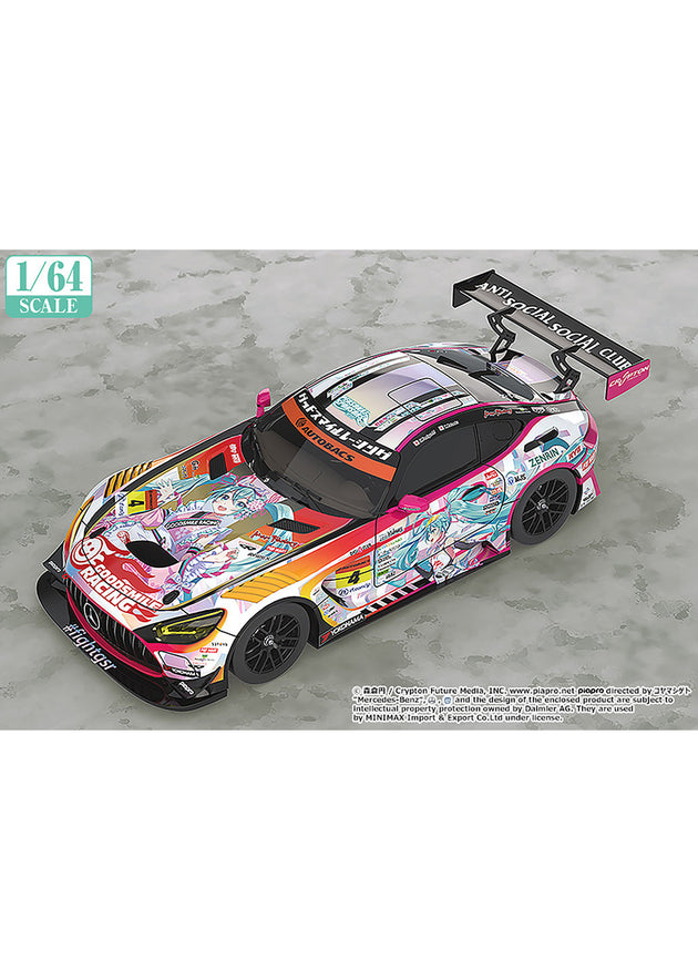 Hatsune Miku GT Project - 1/64 Scale AMG 2021 SUPER GT Round 3 Ver. Diecast Car