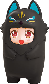 Nendoroid More Kigurumi Face Parts Case (Black Kitsune)