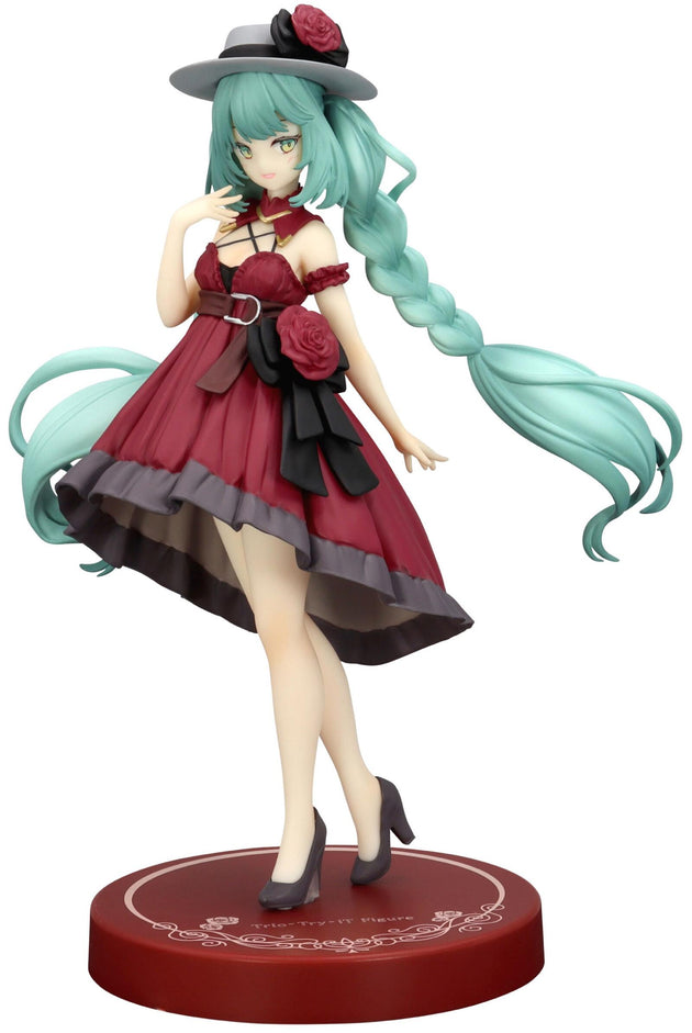 Character Vocal Series 01 - Hatsune Miku Trio-Try-iT Figure Outing Dress Red Color Version