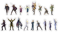 The Great Ace Attorney 10th Anniversary Die-cut Stickers