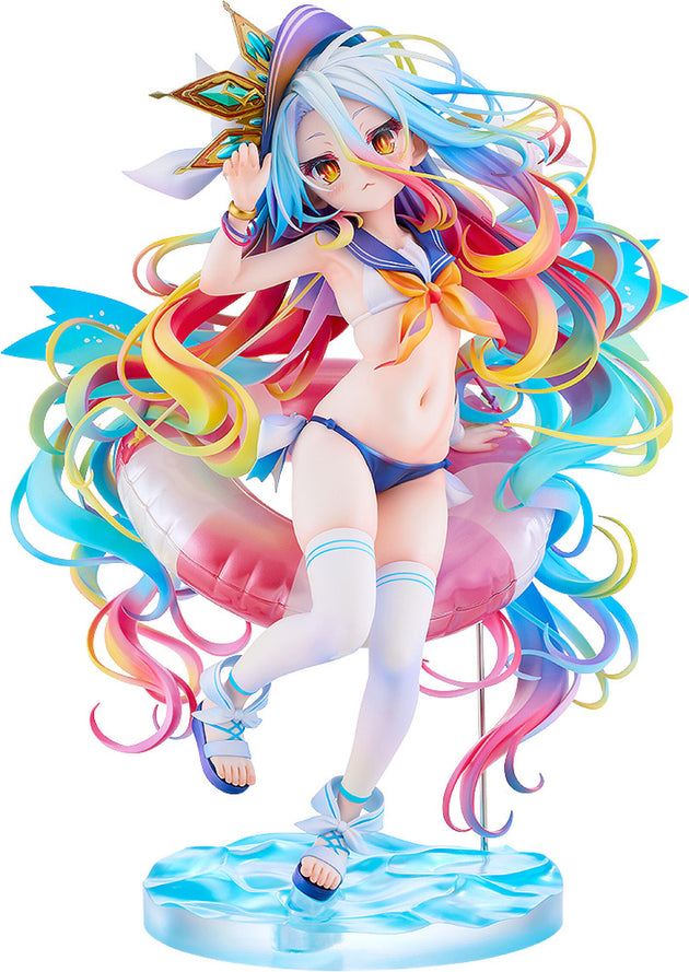 No Game No Life Shiro Sailor-Style Swimsuit Version 1/7 Scale