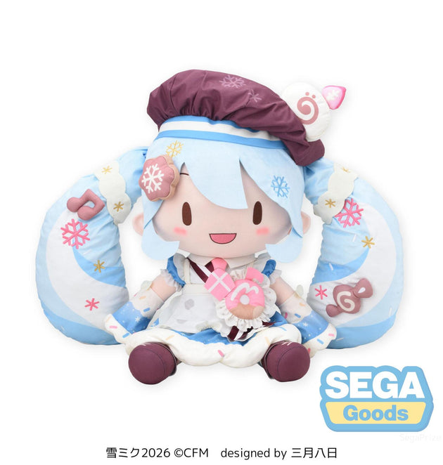 Snow Miku Fuwa Petit Snow Miku 2026 Dodeka Jumbo Plush