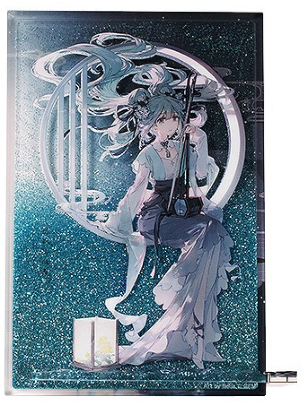Character Vocal Series 01 Hatsune Miku Glitter Acrylic Block Han Gong Qiu Yue Version