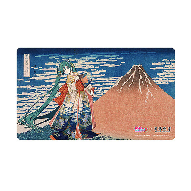 Hatsune Miku Katsushika Hokusai iXima Desk Mat Fine Wind, Clear Morning