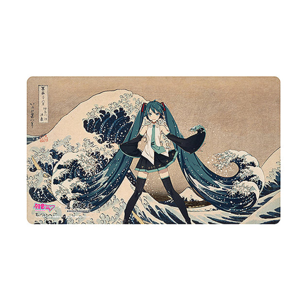 Hatsune Miku Katsushika Hokusai iXima Desk Mat The Great Wave off Kanagawa