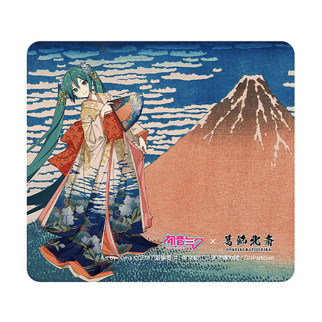 Hatsune Miku Katsushika Hokusai iXima Mousepad Fine Wind, Clear Morning
