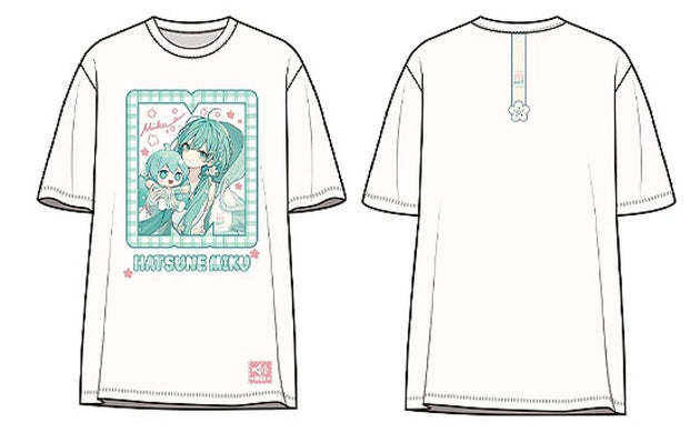 Character Vocal Series 01 Hatsune Miku Hatsune Miku Miku Hug Series T-Shirt Flower Version