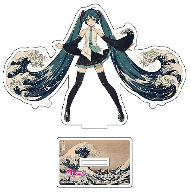 Hatsune Miku Katsushika Hokusai iXima Die-Cut Acrylic Stand The Great Wave off Kanagawa