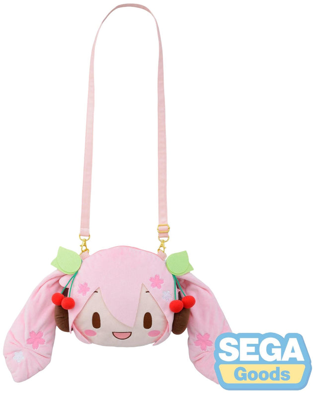 Character Vocal Series 01 Hatsune Miku Fuwa Petit Sakura Miku Face Shoulder Bag (M)
