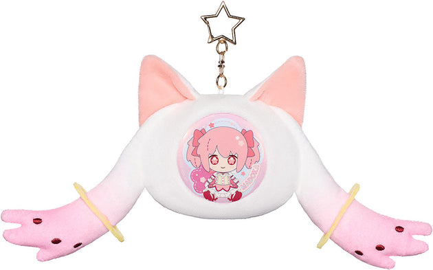 Puella Magi Madoka Magica The Movie Rebellion Fluffy Keychain Pinback Button Case