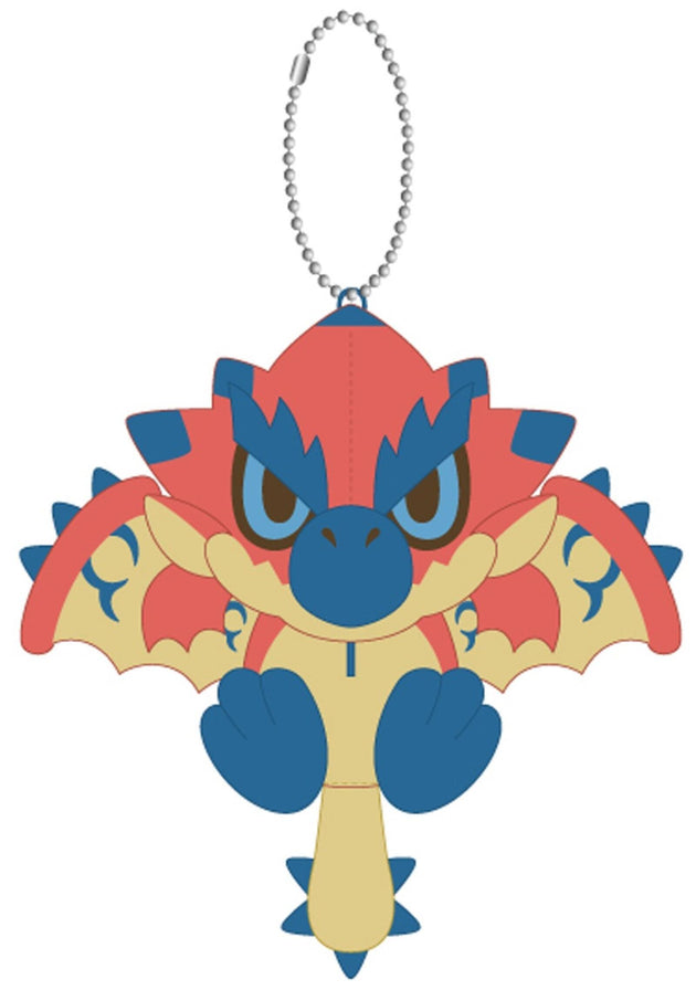 Monster Hunter Chibi Style Plush Keychain Rathalos