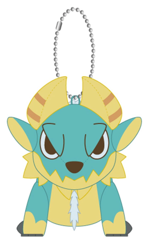 Monster Hunter Chibi Style Plush Keychain Zinogre