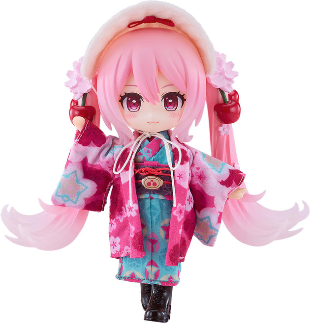 Character Vocal Series 01 Hatsune Miku Nendoroid Doll Sakura Miku Hirohako 2025 Version Hakodate