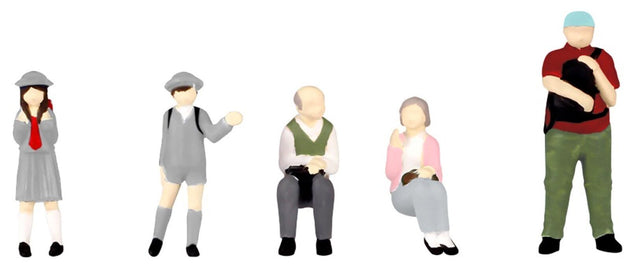 Super Minifigure Series 12 That Days Bus Stop Set 2 1/80 Scale