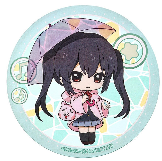 K-ON! Fluffy Rain Series Acrylic Coaster Azusa Nakano