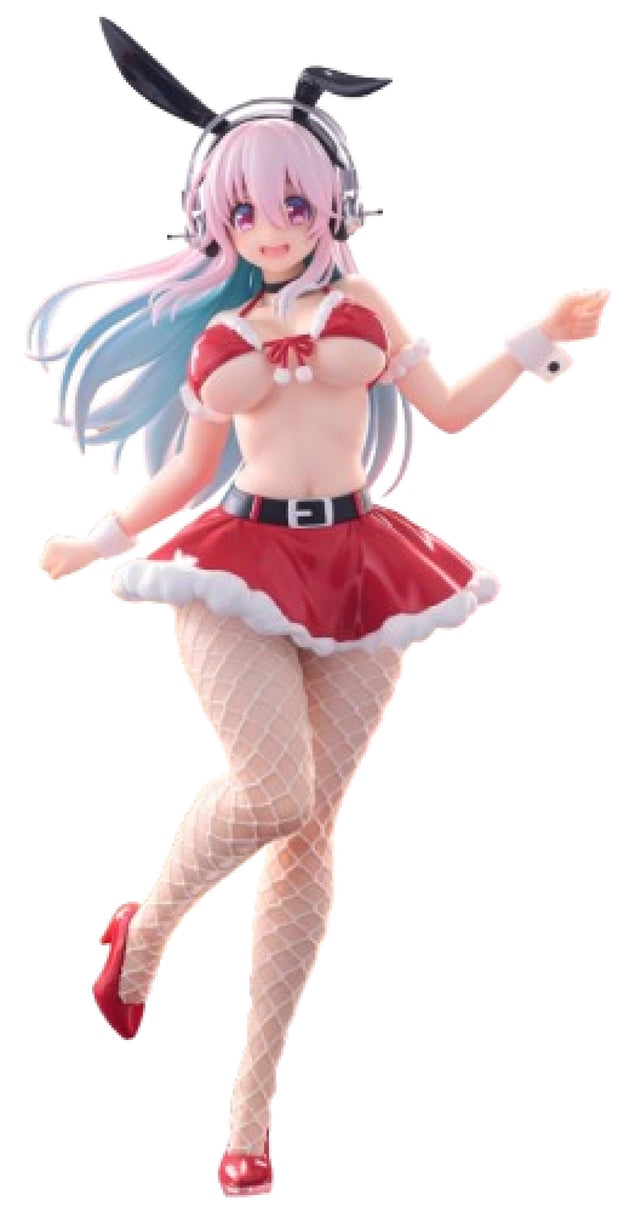Super Sonico BiCute Bunnies Figure Santa Version