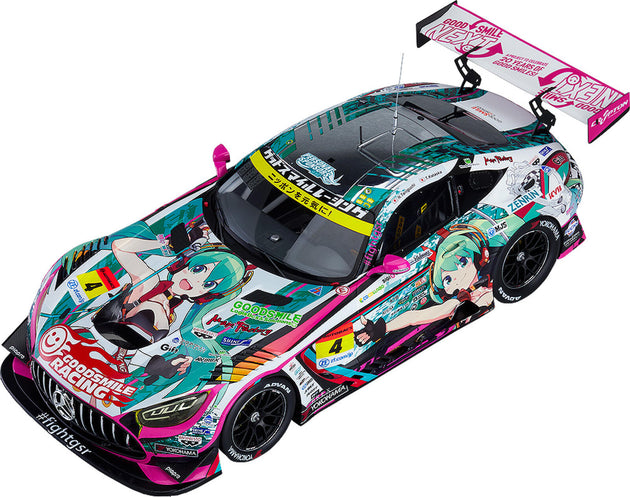 Hatsune Miku GT Project Good Smile Hatsune Miku AMG 2020 Super GT Okayama Test Version 1/18 Scale (re-run)