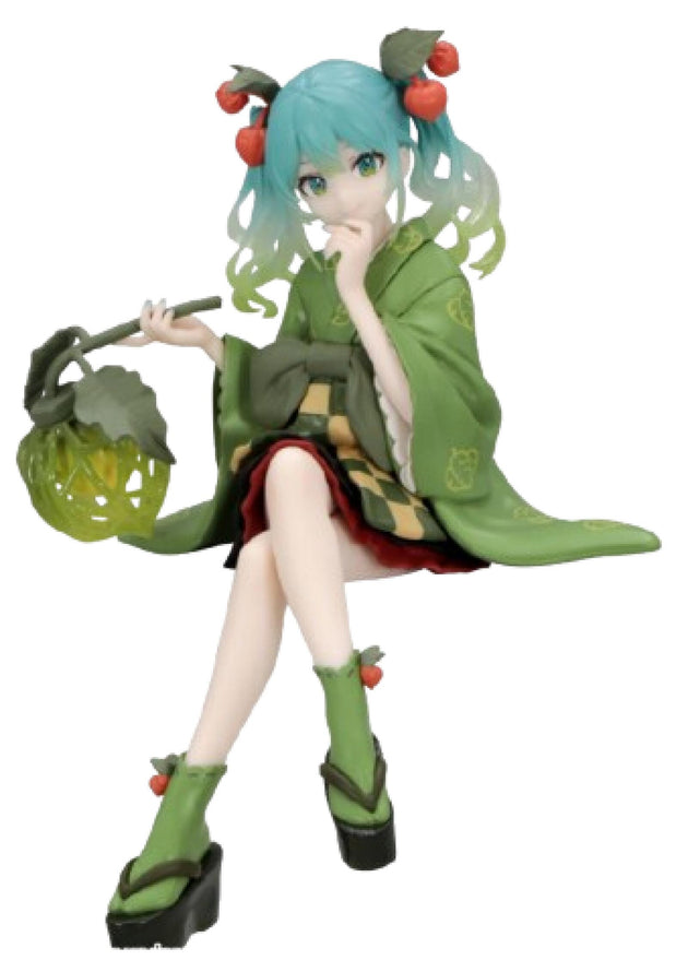 Character Vocal Series 01 Hatsune Miku Noodle Stopper Figure Flower Fairy Winter Cherry Green Color Version