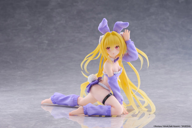 To Love-Ru Darkness Moflock Figure Golden Darkness (Fluffy Bunny Version)