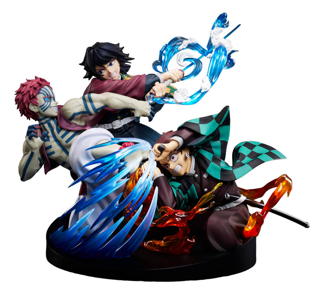 Demon Slayer Kimetsu no Yaiba Tanjiro Kamado & Giyu Tomioka & Akaza Figure
