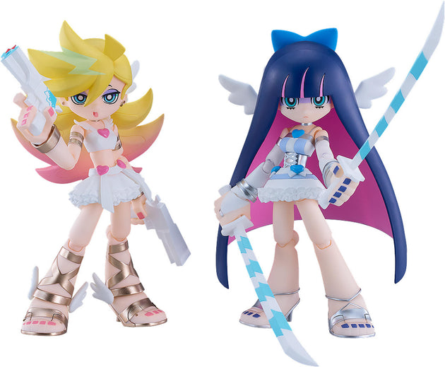 New Panty & Stocking with Garterbelt Figma Panty & Stocking Angel Version Set