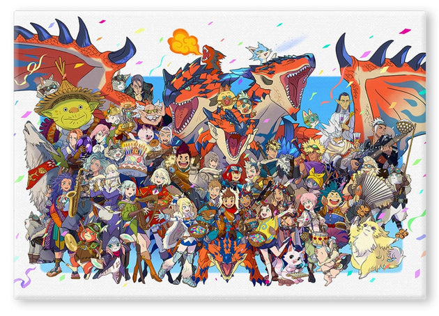 Monster Hunter Stories 10th Anniversary Art Chara Fine Board