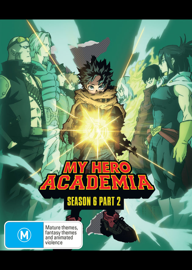 My Hero Academia - Season 6 Part 2 Dvd / Blu-Ray Combo