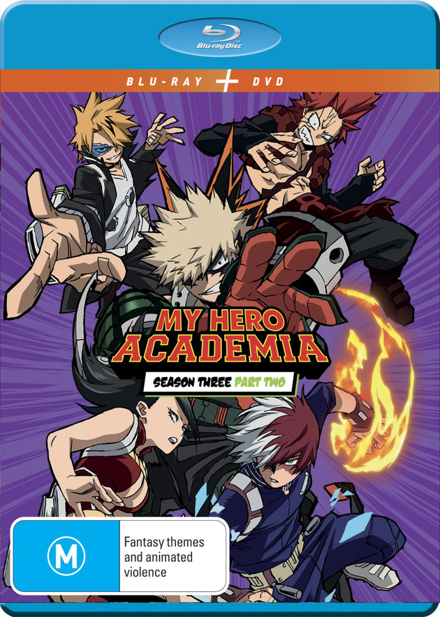 My Hero Academia Season 3 Part 2 Dvd / Blu-Ray Combo