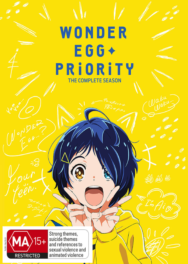 Wonder Egg Priority - The Complete Season Dvd/Blu-Ray Combo Limited Edition