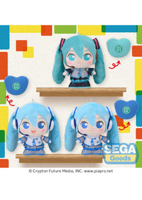 Hatsune Miku: moipon Prize Plush - Miku & Snow Miku (SEGA)