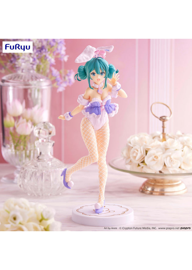 Hatsune Miku: BiCute Bunnies Figure -White Rabbit Purple Color ver.- (FURYU Corporation)