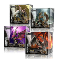 Monster HUNTER: CAPCOM FIGURE BUILDER CUBE Boxset (Rathalos/Zinogre/Malzeno/Amatsu) (CAPCOM)