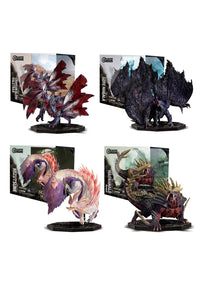 Monster HUNTER: CAPCOM FIGURE BUILDER CUBE Boxset (Gore Magala/Crimson Glow Valstrax/Magnamalo (Enraged)/Mizutsune) (CAPCOM)