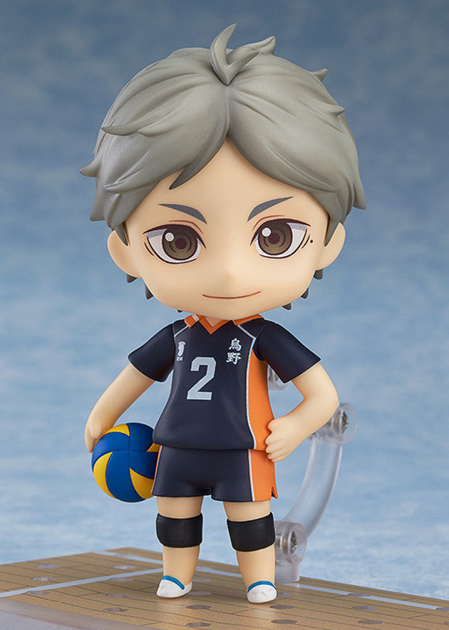 Haikyu!!: Nendoroid Koshi Sugawara (black)(3rd-run) (Good Smile Company)