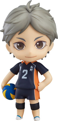 Haikyu!!: Nendoroid Koshi Sugawara (black)(3rd-run) (Good Smile Company)