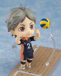 Haikyu!!: Nendoroid Koshi Sugawara (black)(3rd-run) (Good Smile Company)