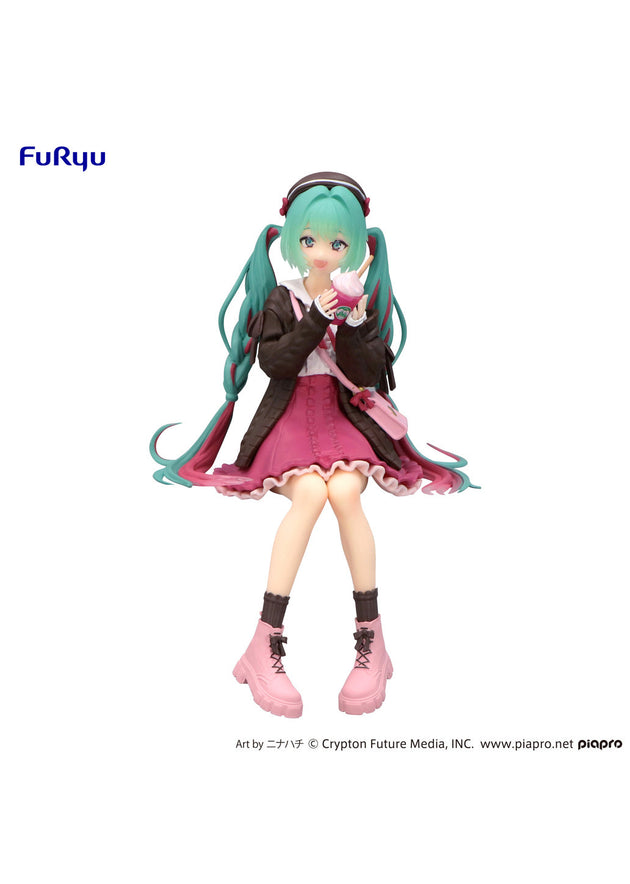 Hatsune Miku: Sitting Figure -Autumn Date Pink Color ver.- (FURYU Corporation)