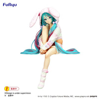 Hatsune Miku Noodle Stopper Figure Rabbit Ear Hood Pajama