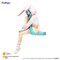 Hatsune Miku Noodle Stopper Figure Rabbit Ear Hood Pajama