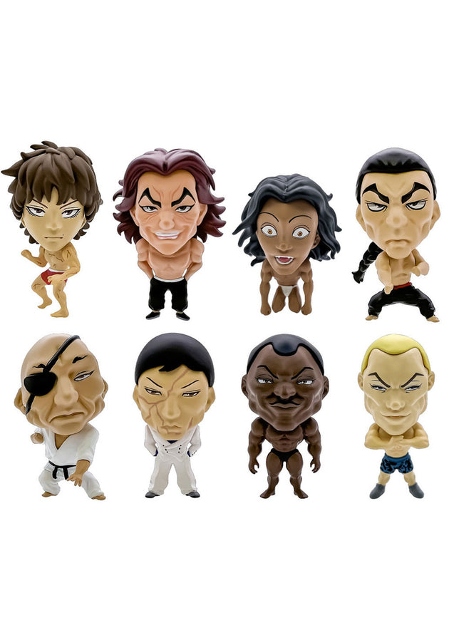 Baki the Grappler: 16d Trading Figure Collection - Box of 8 (16 directions)