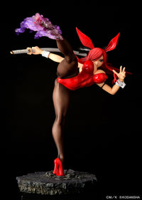 Fairy Tail Erza Scarlet High Kick Version Crimson Bunny 1/6 Scale